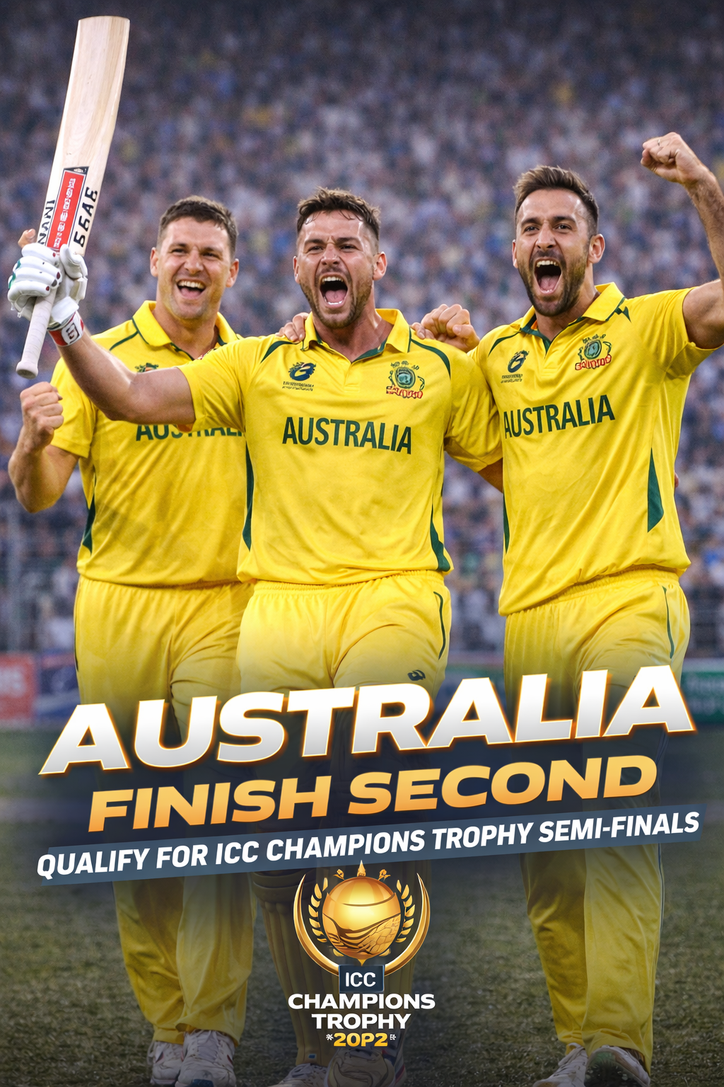Australia finish second in Group B after strong showing at ICC Champions Trophy 2025